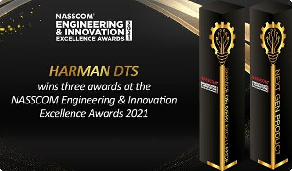 Hat-trick for HARMAN DTS at NASSCOM Awards 2021